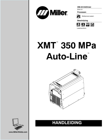 Miller XMT 350 MPA AUTO-LINE Handleiding | Manualzz