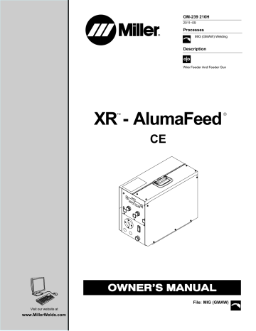 Miller XR-ALUMAFEED Owner’s Manual | Manualzz