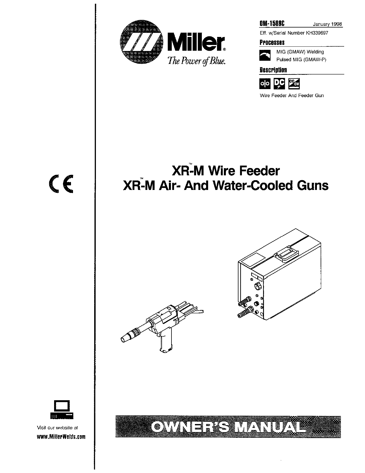 Miller Xr M Wire Feeder User Manual Manualzz