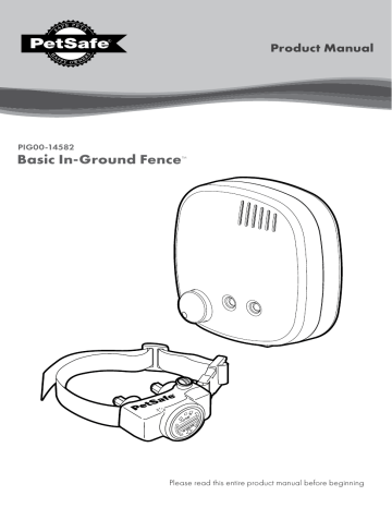 Petsafe PIG00-14582 Basic In-Ground Fence™ Product manual | Manualzz