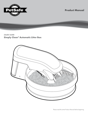 petsafe automatic litter box manual
