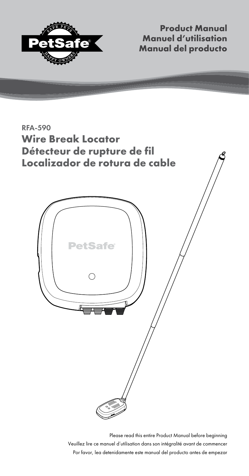 Petsafe RFA590 User manual Manualzz