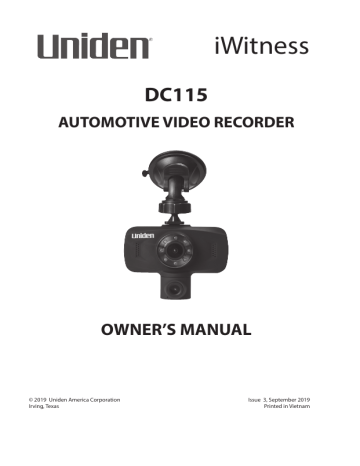 Uniden DC115 Owner Manual | Manualzz