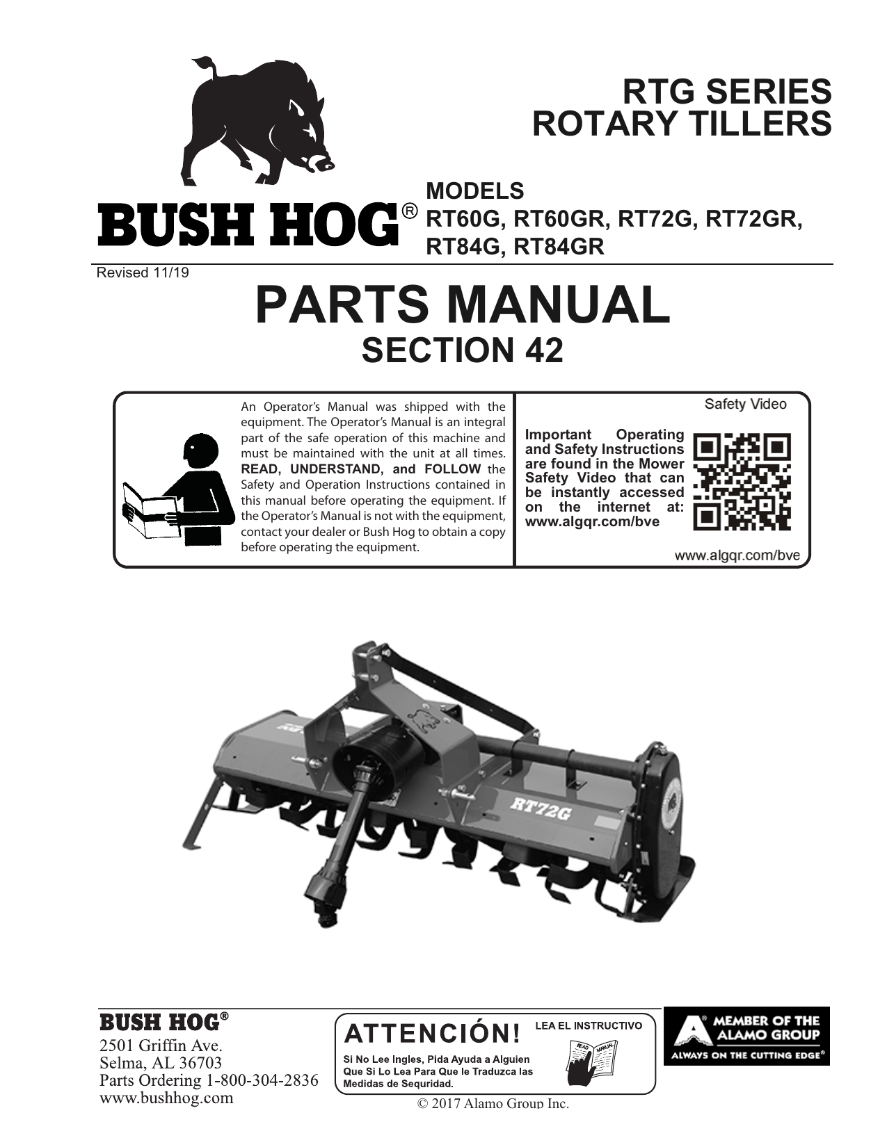 Bush Hog Tiller User manual Manualzz