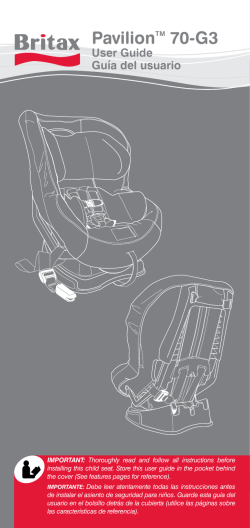 Britax Pavilion 70 G3 User Manual Manualzz 