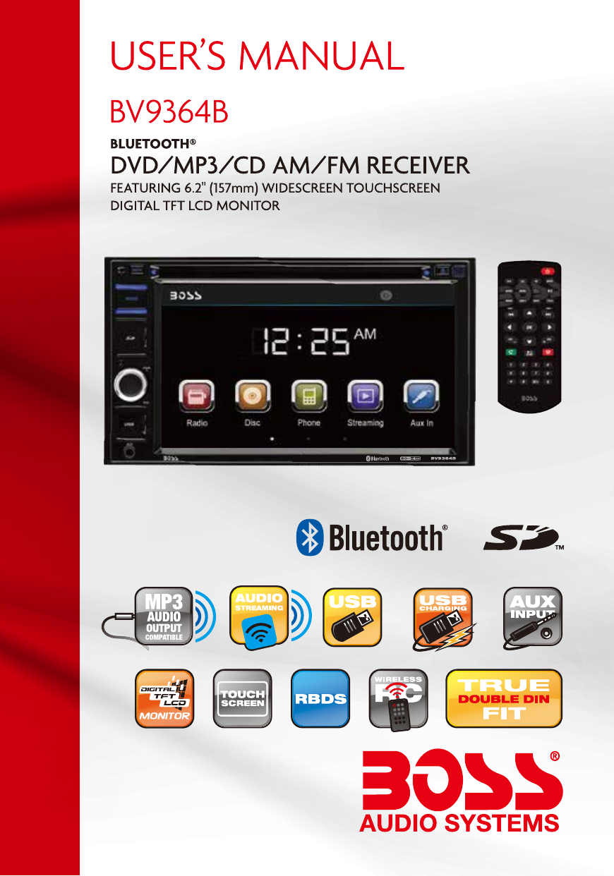 boss audio bv9364b bluetooth reset