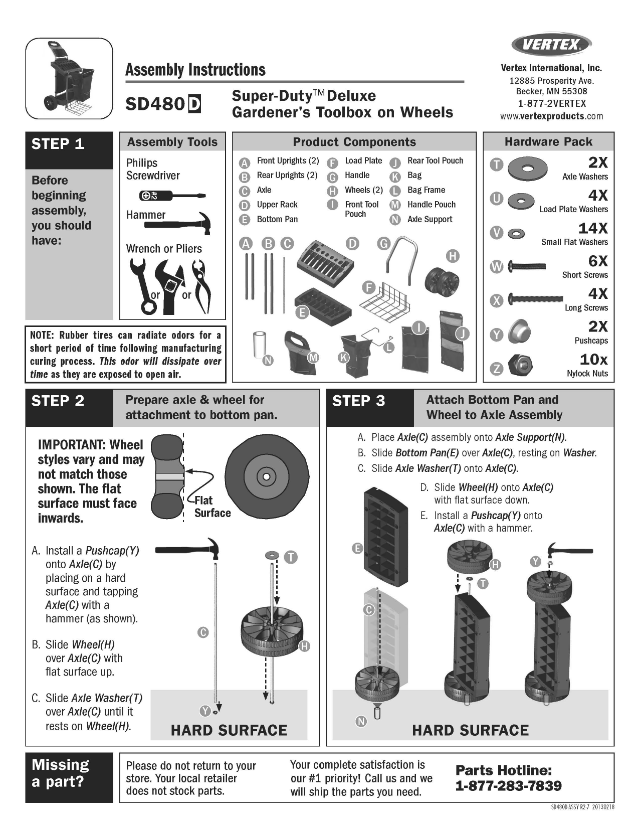 slide rack tool on Sharper Image Rolling Garden Cart Owner S Manual Manualzz