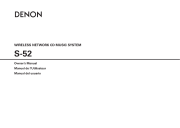Denon S-52 Enhanced Networked Audio System with Built-in iPod Dock Manual | Manualzz