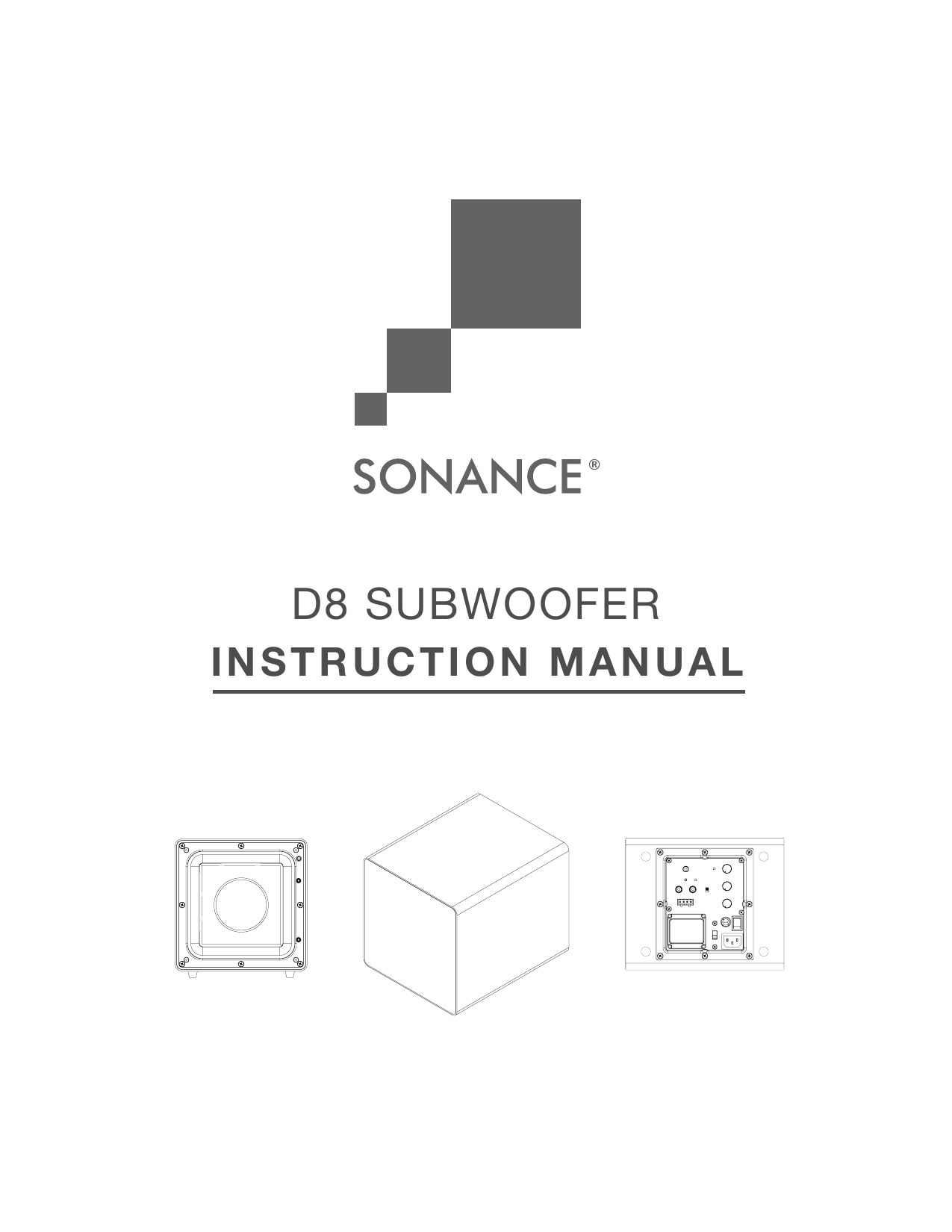 sonance d8 subwoofer
