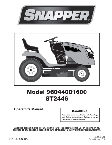 Snapper 960440016 Operator s Manual Manualzz