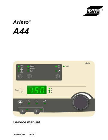 ESAB A44 Origo™ User manual | Manualzz