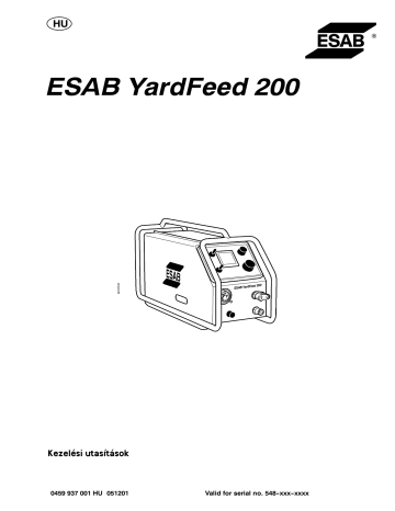 ESAB YardFeed 200 User manual | Manualzz