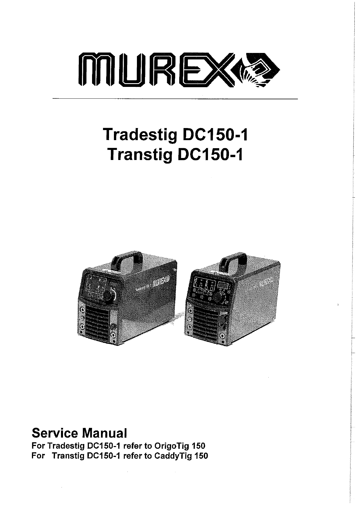 Esab Tradestig Dc150 1 Transtig Dc150 1 User Manual Manualzz