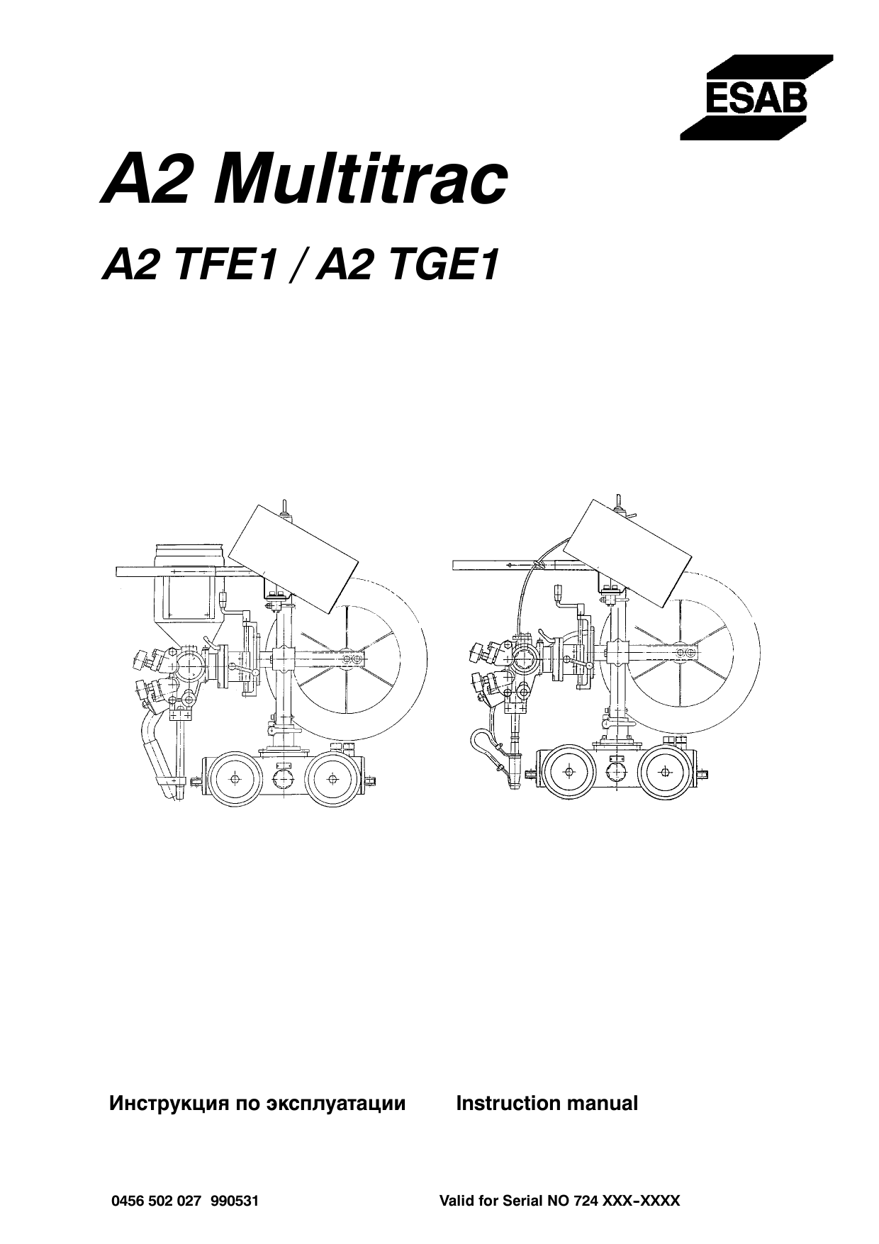 Esab Tfe1 Tge1 User Manual Manualzz