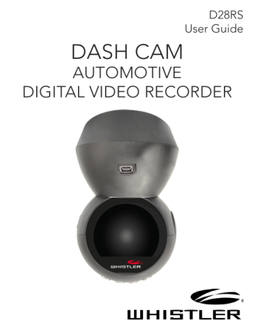 Whistler D26RS, D28RS User manual | Manualzz