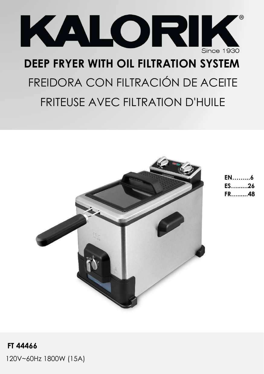 Deep Fryer Electric Deep Fryer with Basket and Drip Hook 2.6Qt Oil Capacity  Fish