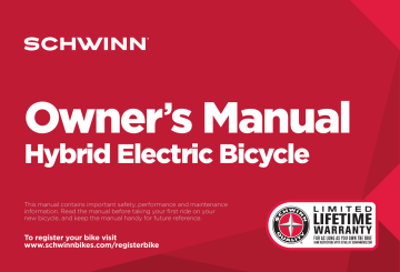 Schwinn Bicycles Electric Bicycle Owner manual | Manualzz
