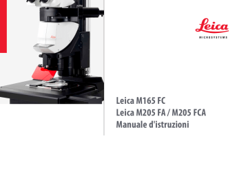 Leica Microsystems M165 FC Research Manuale utente | Manualzz