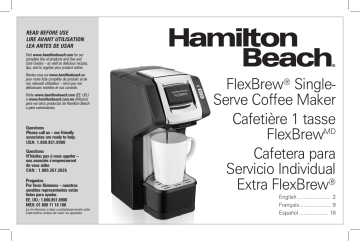 Hamilton Beach 49979, 49945 Manual 