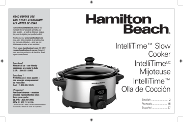 User manual Hamilton Beach Temp Tracker 33866 (English - 32 pages)