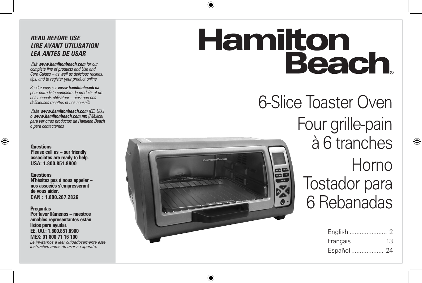 User manual Hamilton Beach Easy Reach 31334D (English - 32 pages)