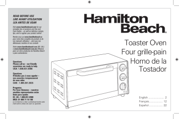 Hamilton Beach 31401 Guía del usuario | Manualzz