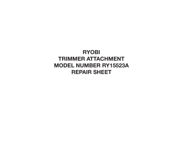 RYOBI RY40250 Owner Manual | Manualzz