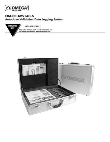 Omega OM-CP-AVS140-6 Owner Manual | Manualzz