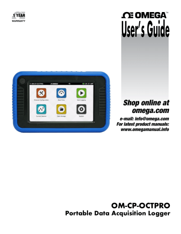 Omega OM-CP-OCTPRO User's Guide | Manualzz