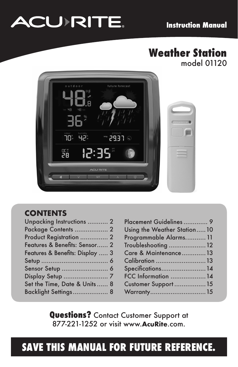 Weather station инструкция на русском языке