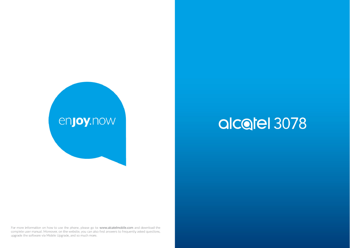 Alcatel 3078 User manual | Manualzz