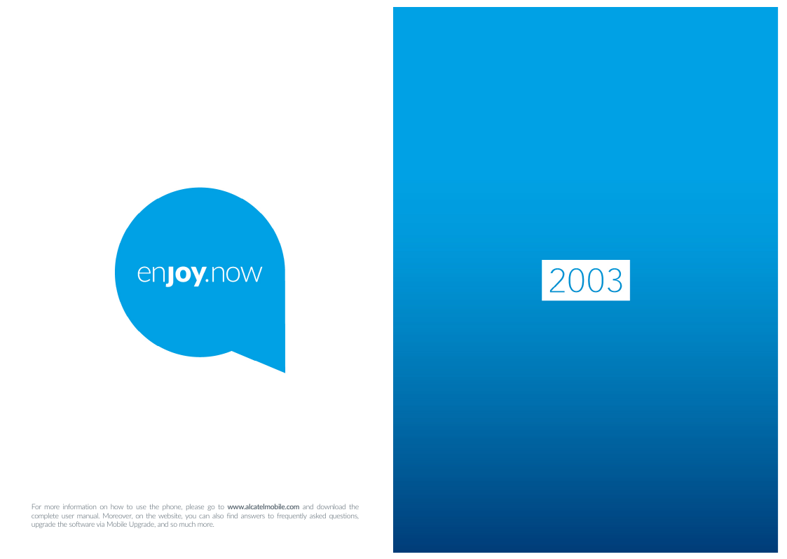 Alcatel 2003 User Manual Manualzz