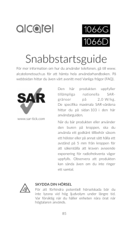 Alcatel 1066 User Manual Manualzz