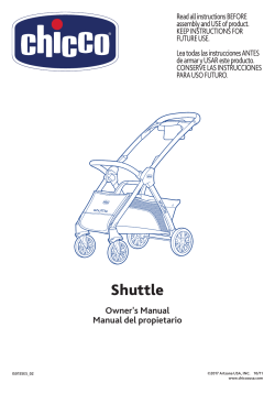 chicco shuttle stroller