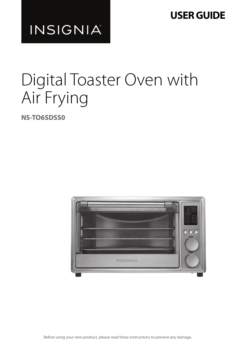 insignia 6 slice toaster oven air fryer