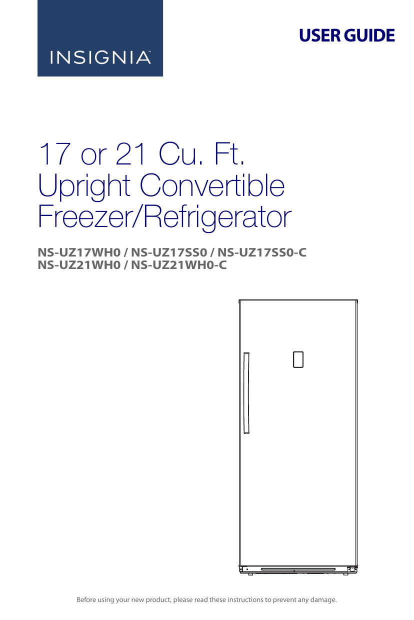 Insignia Ns Uz21wh0 Ns Uz17wh0 User Guide Manualzz