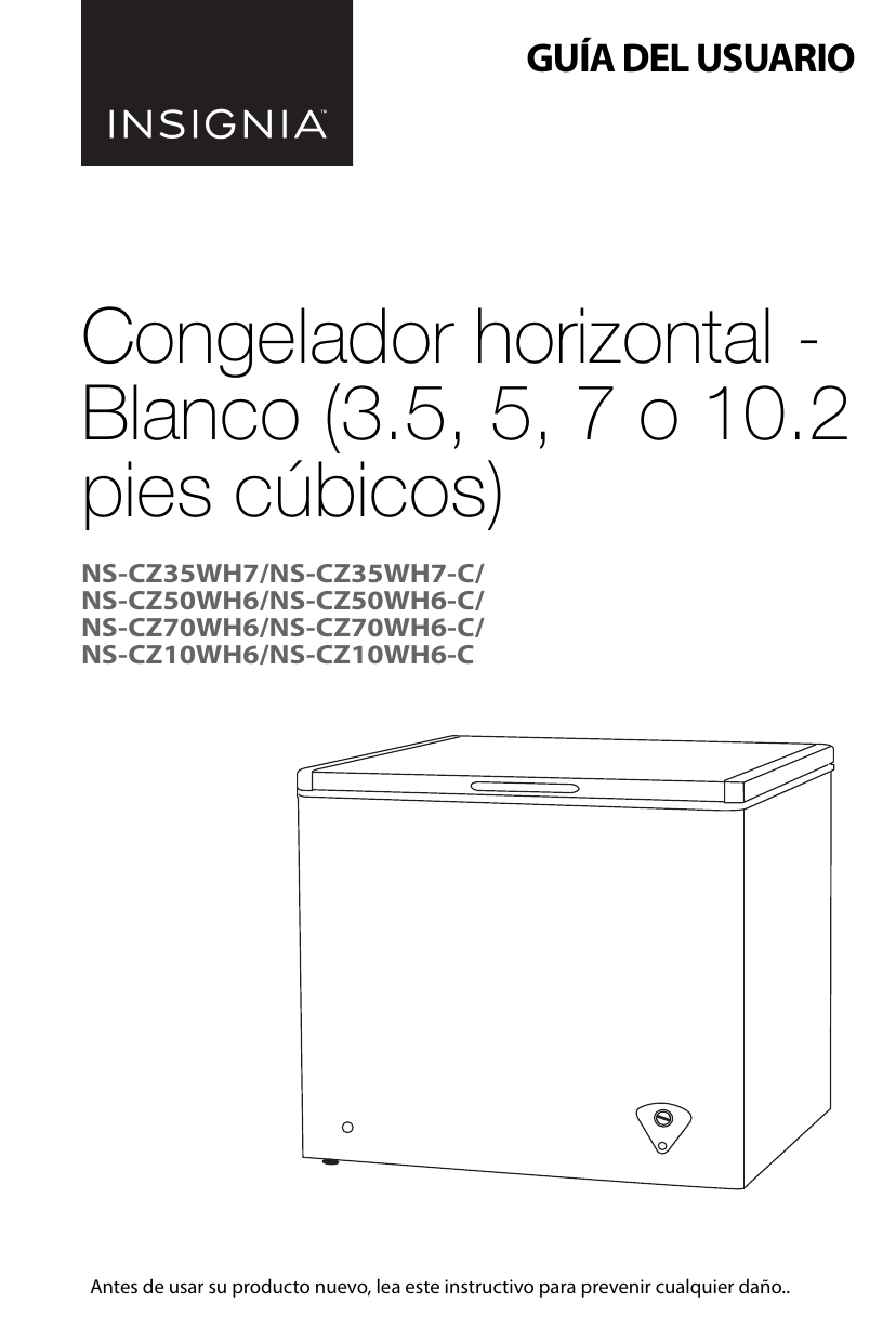 Insignia NS-CZ14WH2 14.0 Cu. ft. Chest Freezer