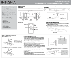 Insignia NS-SB212 - Quick setup guide, User manual