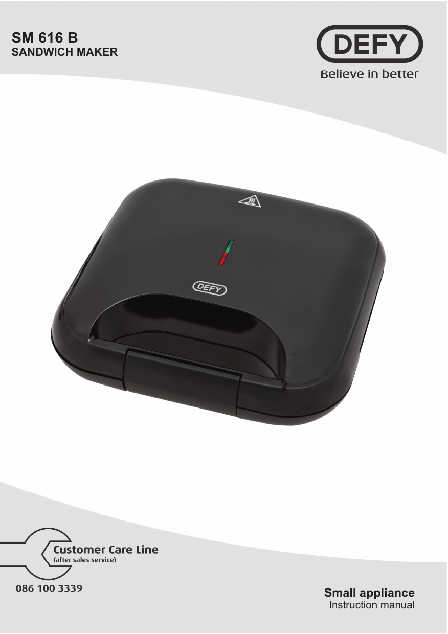defy sandwich press