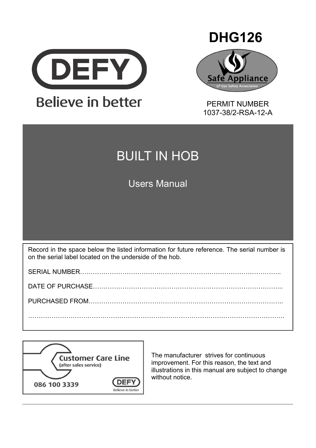 defy gemini stove manual