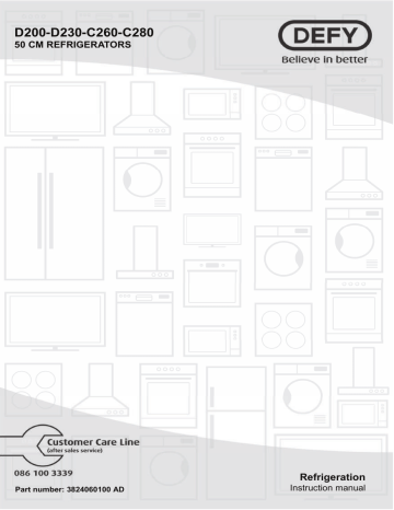 defy eco energy efficient fridge manual