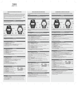 timex ironman user guide