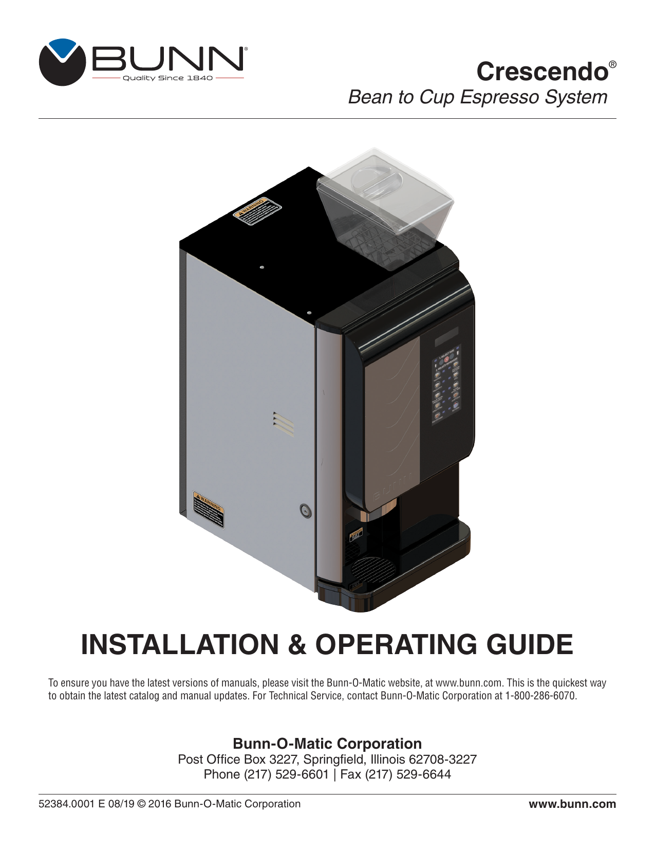 Bunn Fresh Mix Dispenser FMD-1 - Default