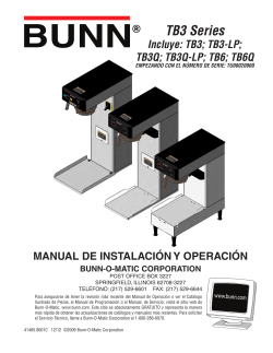 Bunn TB3 3gal (11.4L) Iced Tea Brewer