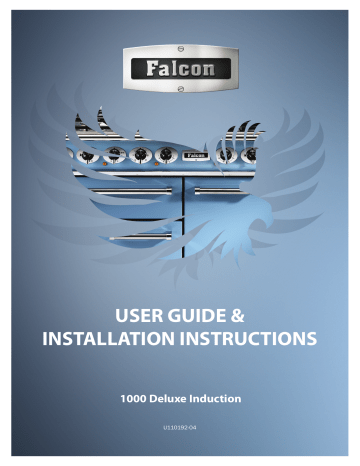 Rangemaster Falcon Deluxe 1000 Induction User Guide | Manualzz