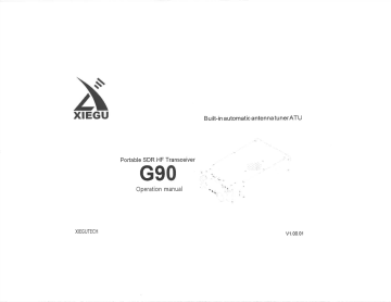 Mfj Xg 90 Xiegu G90 5 30mhz w Multi Mode W Atu Manual Manualzz