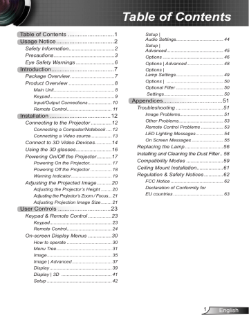 Infocus IN119HDxa User guide | Manualzz