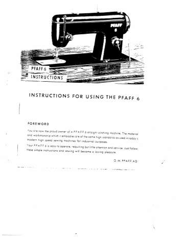 Pfaff 6 Manual Manualzz