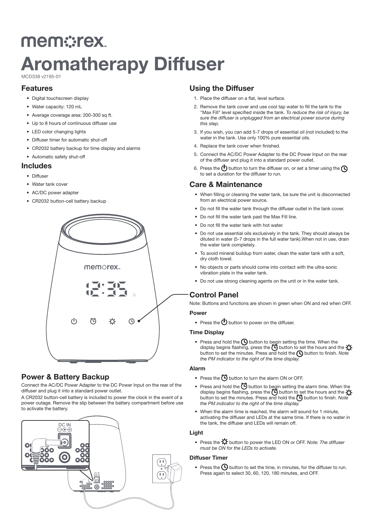 Memorex MCD338B User manual Manualzz