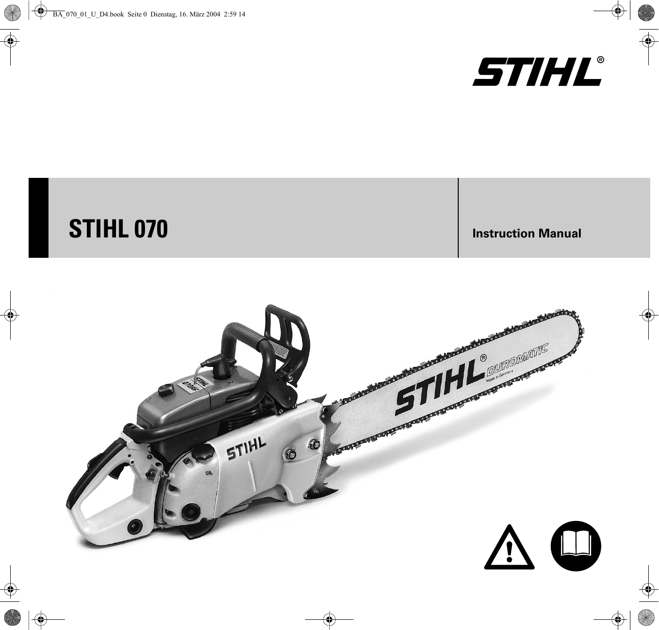 Stihl 070 Owner Manual Manualzz